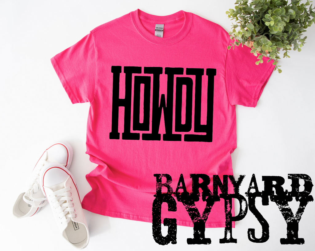 Howdy * Finished T-Shirt