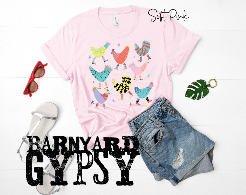 Funky Chicken * Finished T-Shirt