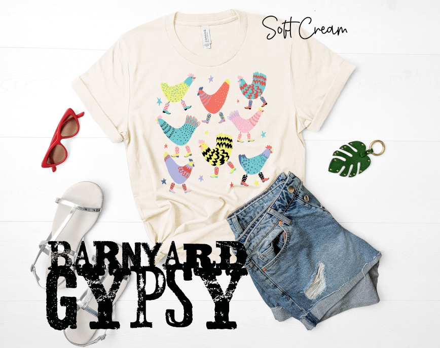 Funky Chicken * Finished T-Shirt