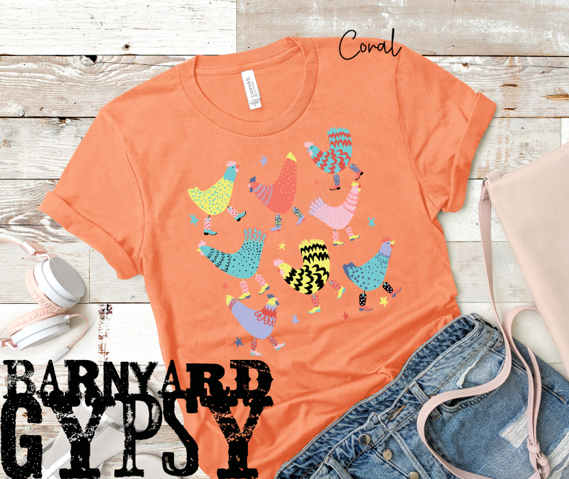 Funky Chicken * Finished T-Shirt