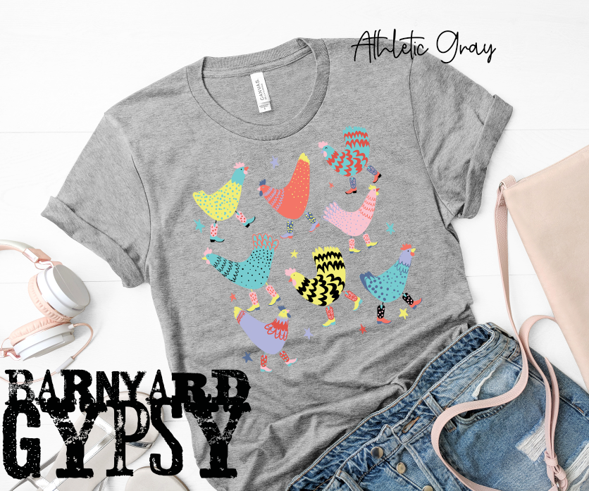 Funky Chicken * Finished T-Shirt